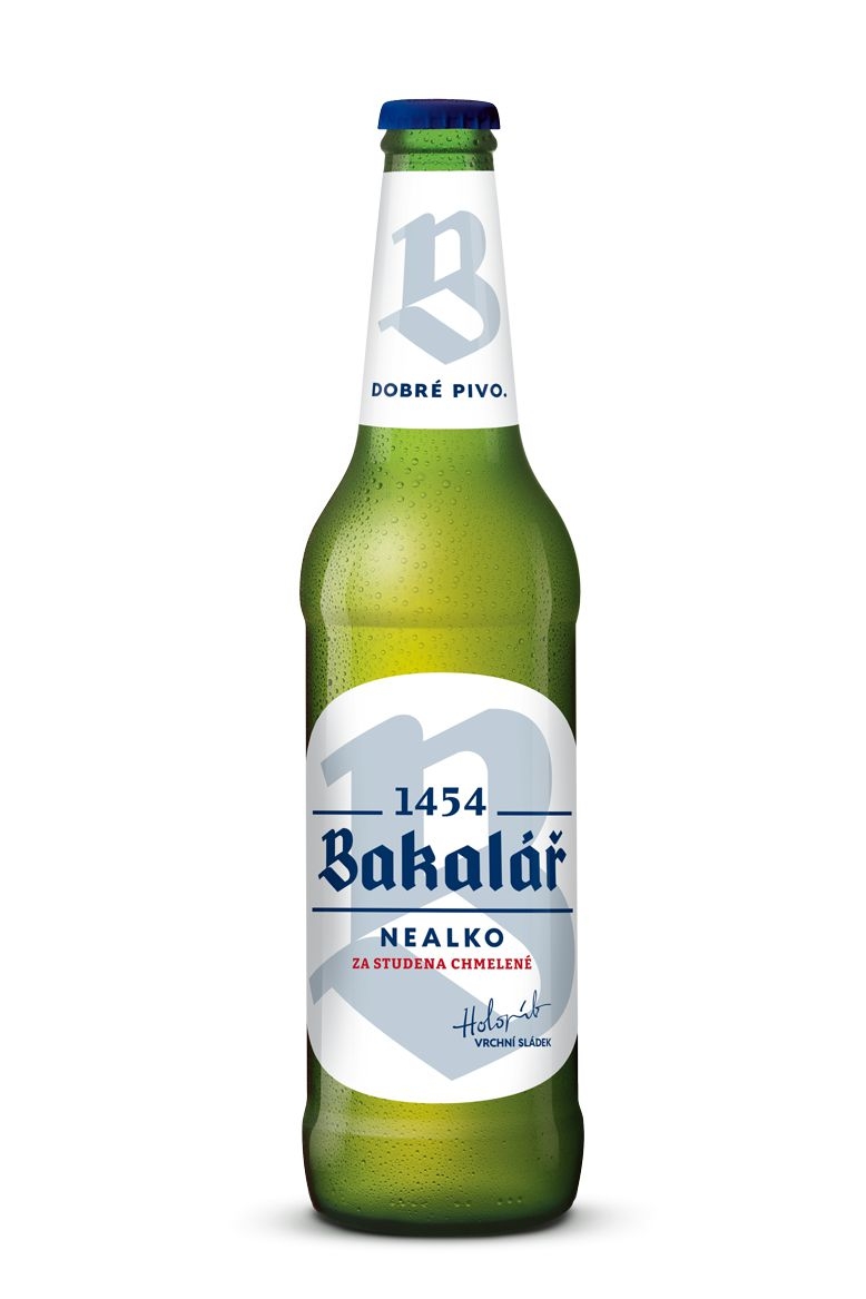 Nápoje - Bakalář Nealkoholický za studena chmelený pivo 0,5 l