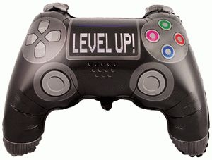 Svět dětí - Balónek fóliový, 69cm, gamepad