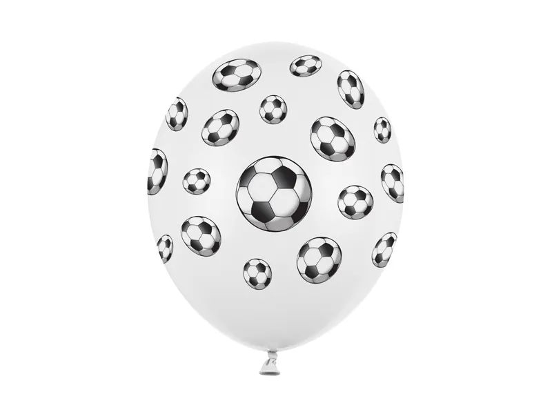 Svět dětí - Balónky fotbal, 30 cm, 6 ks