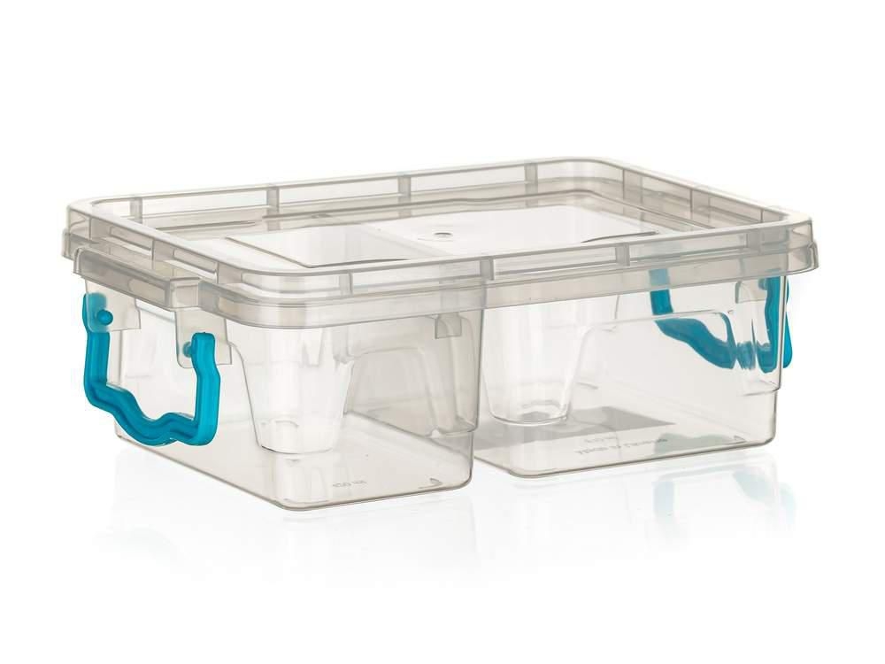 Domácnost a Zahrada - Banquet Box univerzální dělený GEMA 420 ml + 610 ml, tyrkysový