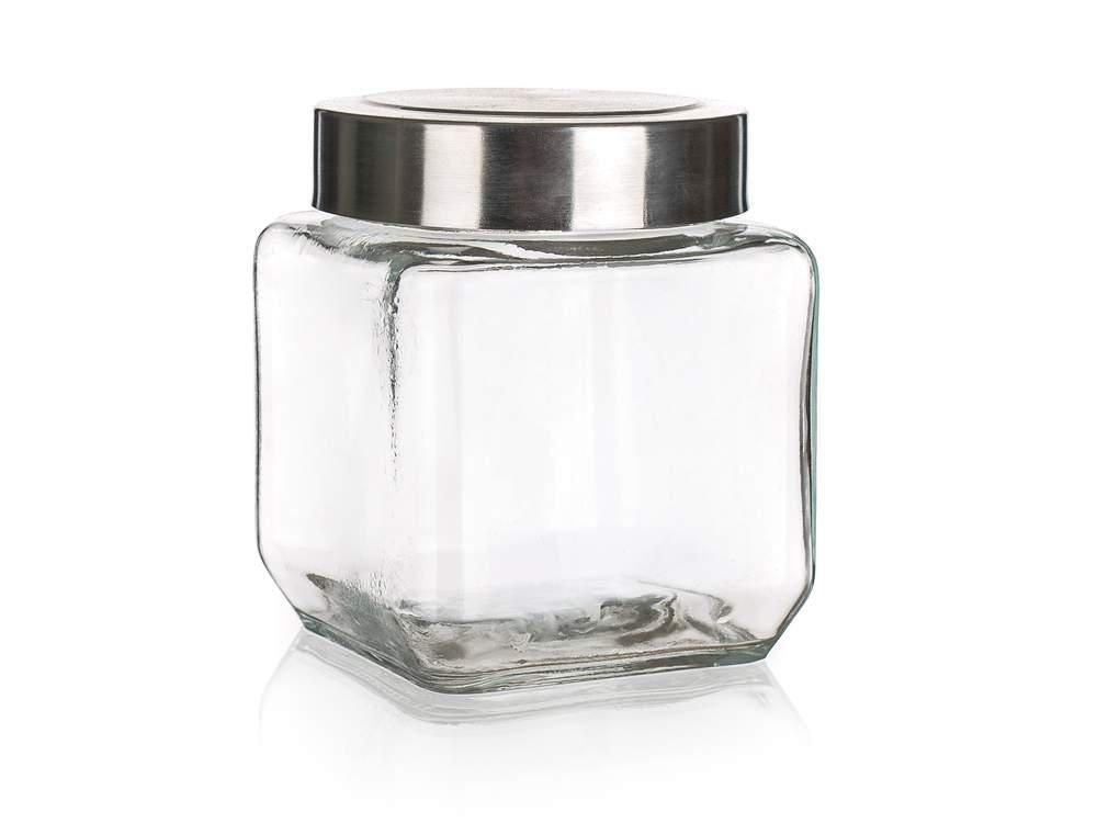 Domácnost a Zahrada - Banquet Dóza skleněná AKCENT 550 ml, nerez víčko