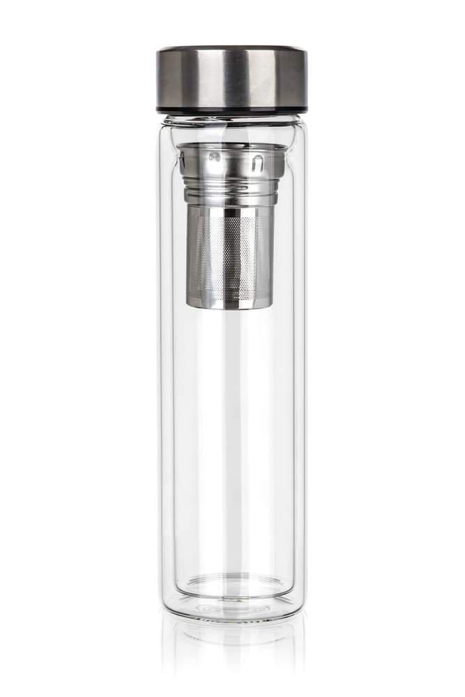 Domácnost a Zahrada - Banquet Láhev na čaj dvoustěnná DOBLO 500 ml, se sítkem