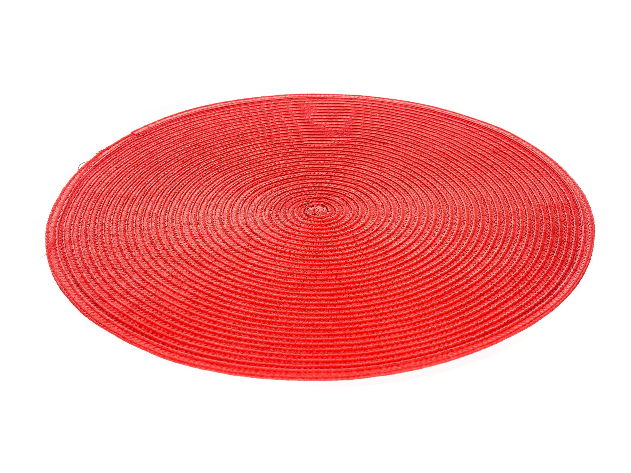 Domácnost a Zahrada - Banquet Prostírání kulaté Tondo pr. 38 cm červené