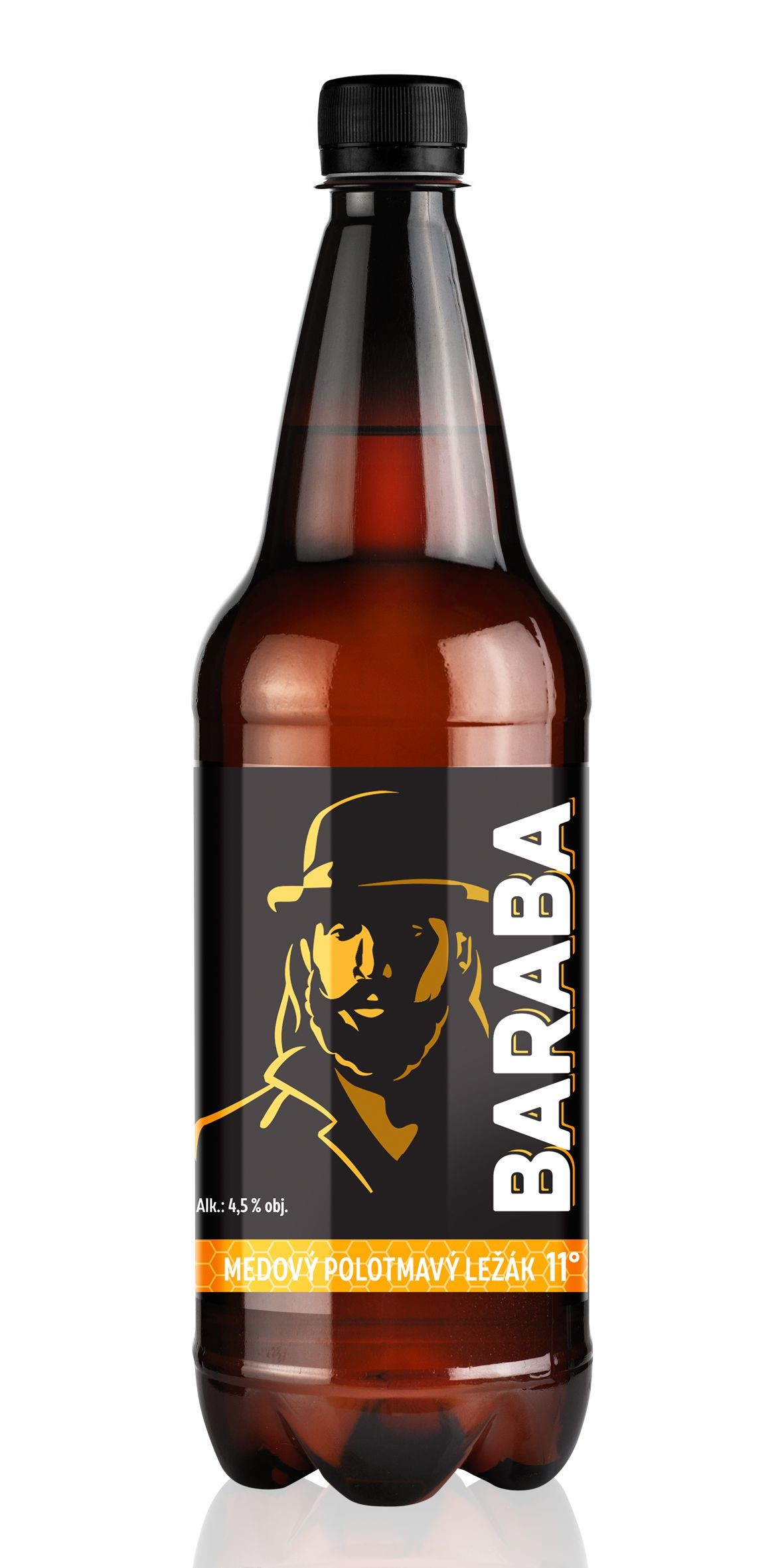 Baraba 11 polotm. ležák MED 1,0 l-0