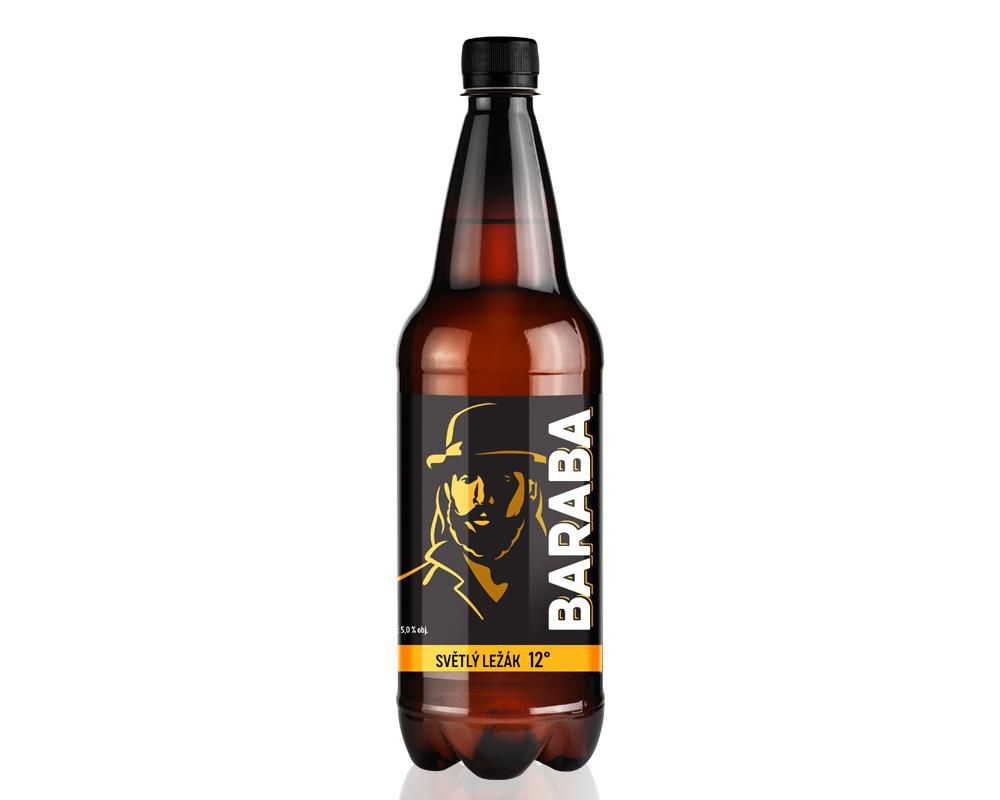 Nápoje - Baraba 12 světlý ležák 1,0 l