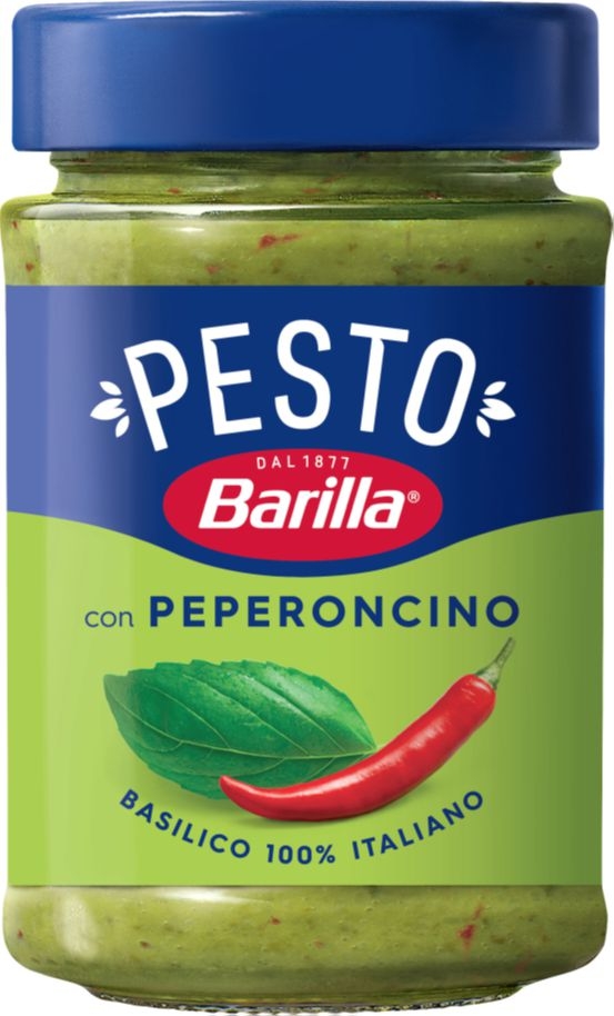 Trvanlivé potraviny - Barilla Pesto peperoncino 195g