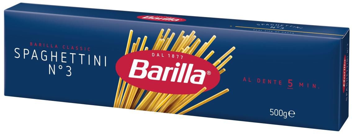 Trvanlivé potraviny - Barilla Spaghettini 500 g