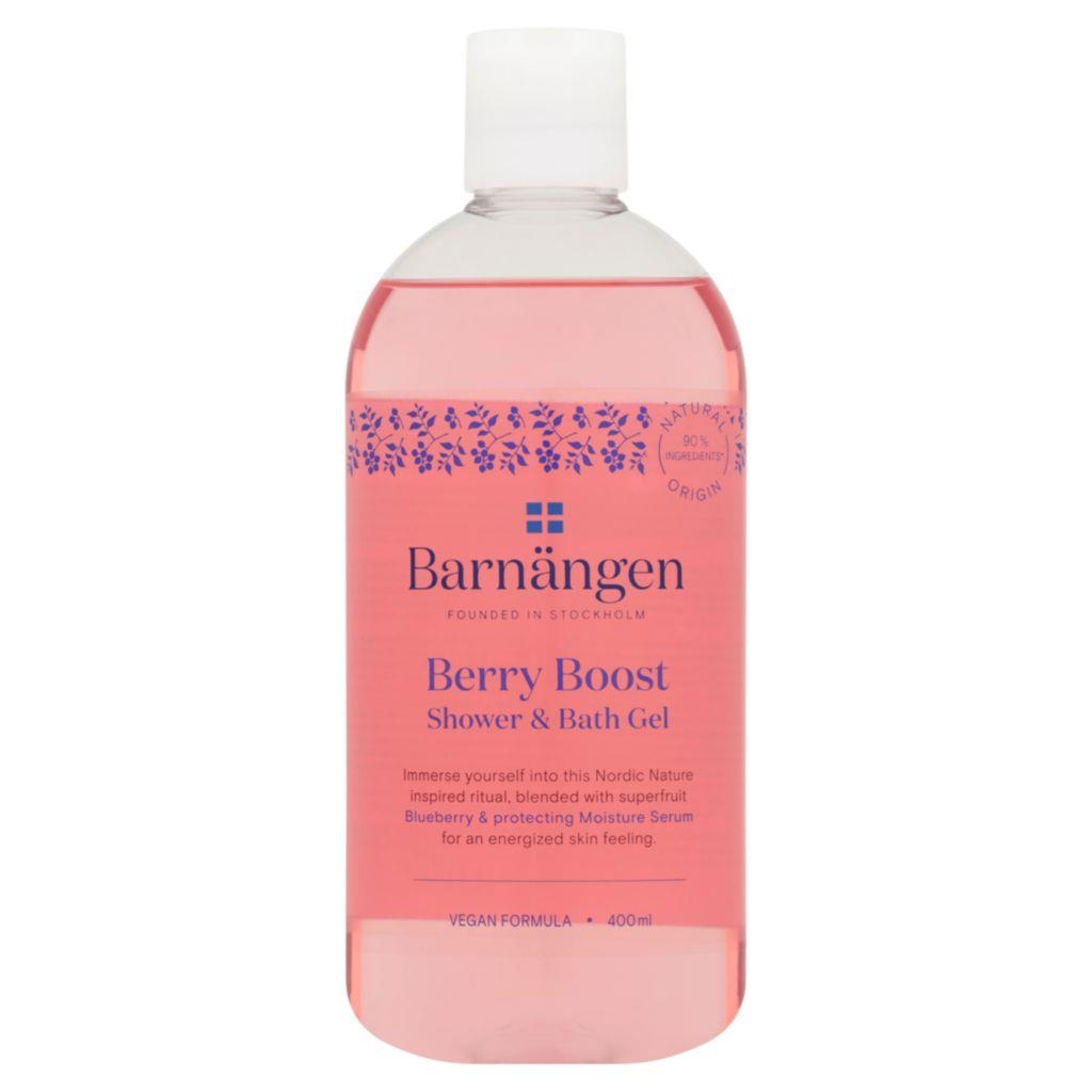Drogerie a kosmetika - Barnangen Sprchový a koupelový gel Berry Boost 400ml