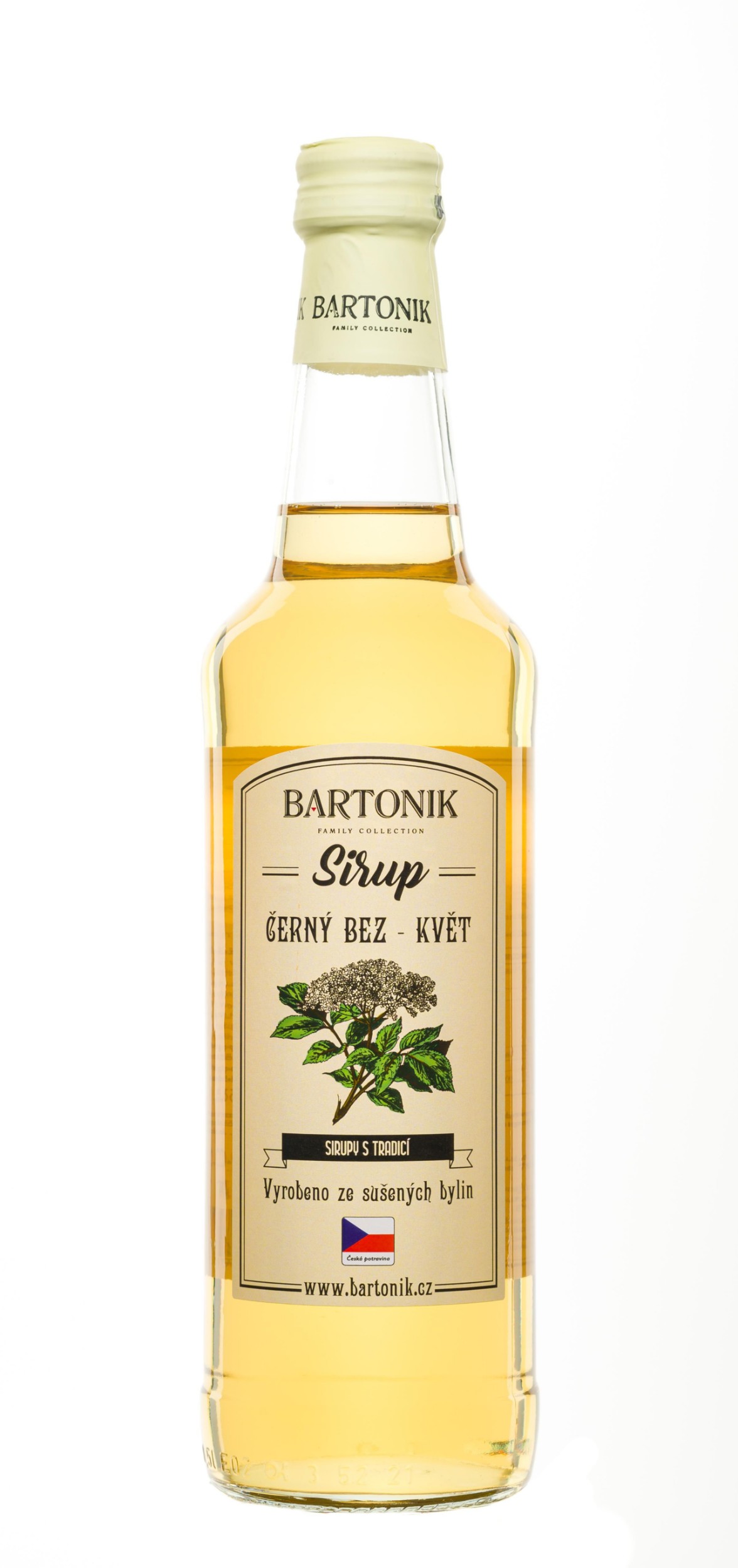 Nápoje - Bartonik Sirup černý bez - květ 0,5l