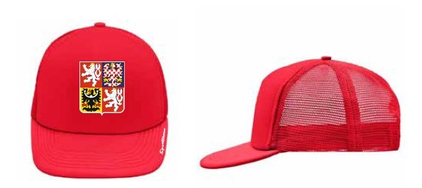 Domácnost a Zahrada - Baseballová kšiltovka SPORTTEAM® ČR 1 červená