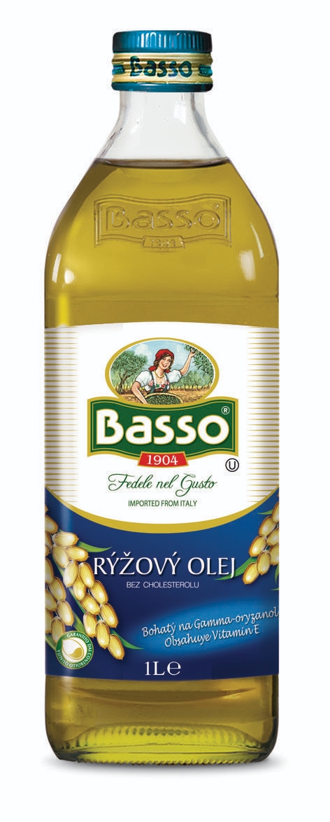 Trvanlivé potraviny - Basso Rýžový olej 1 l