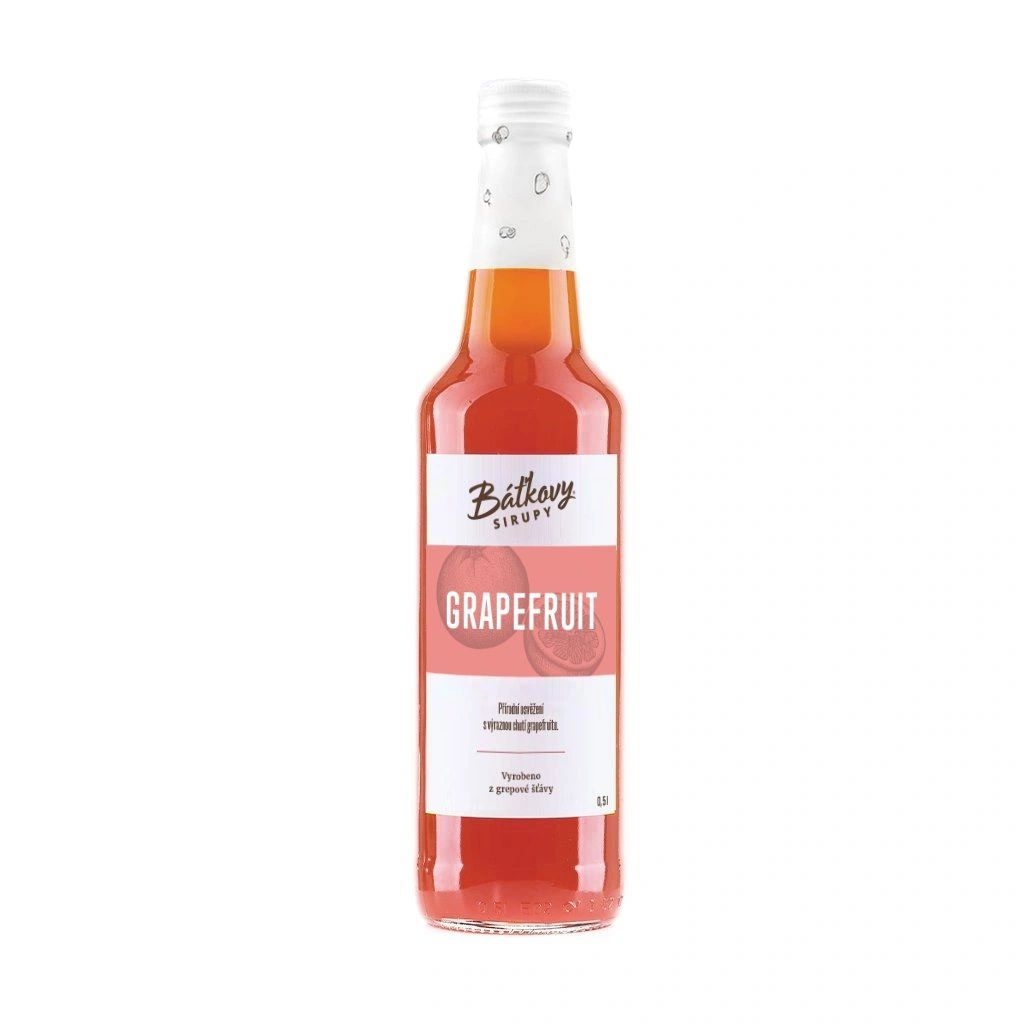 Nápoje - Báťkův Grapefruitový Sirup 0,5l