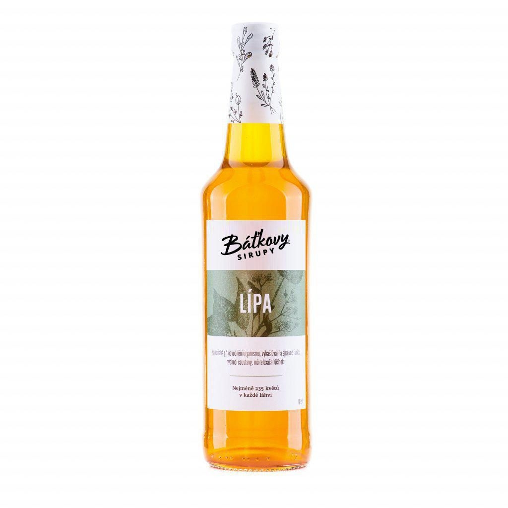 Nápoje - Báťkův Lipový Sirup 0,5l
