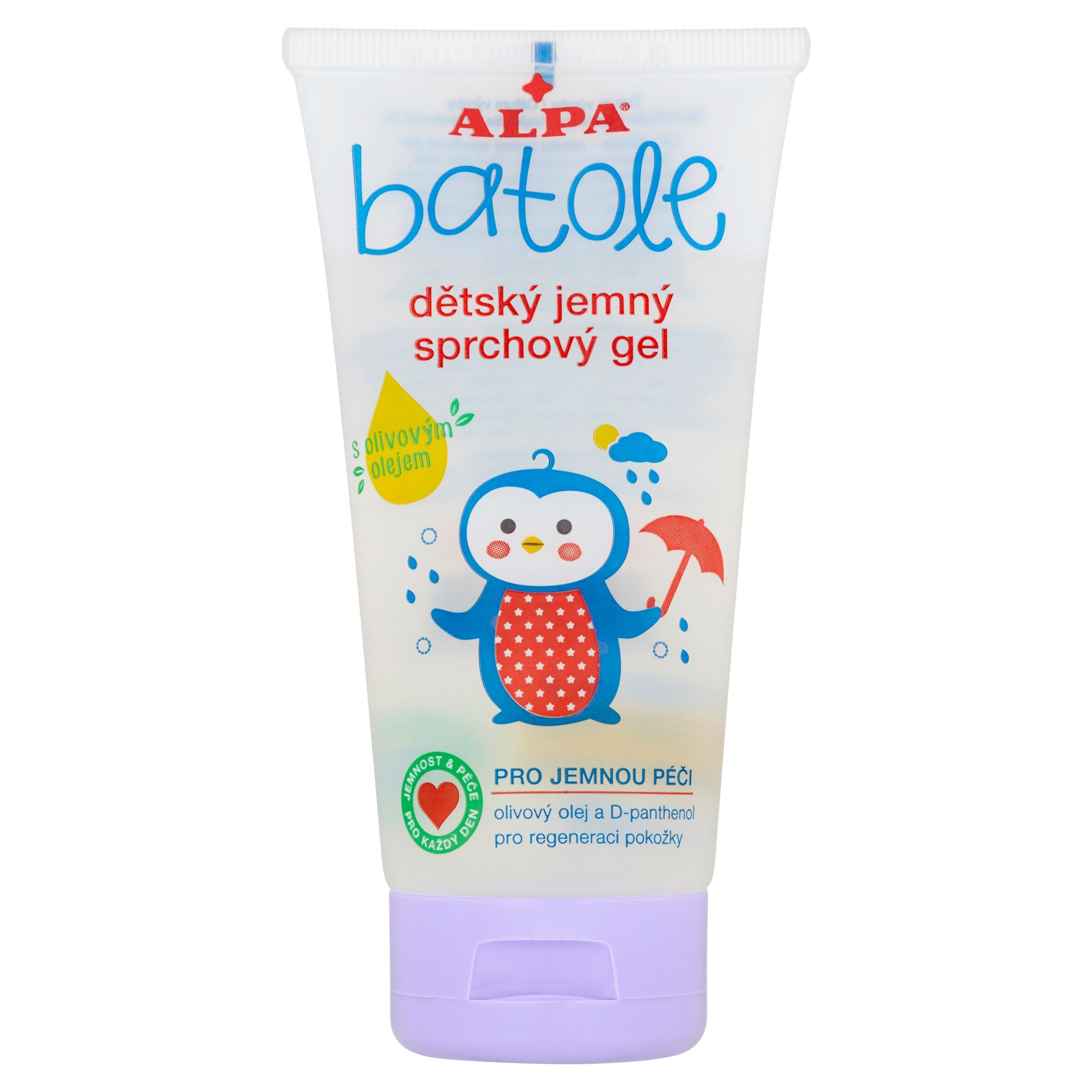 Svět dětí - Batole Dětský jemný sprchový gel s olivovým olejem 150 ml