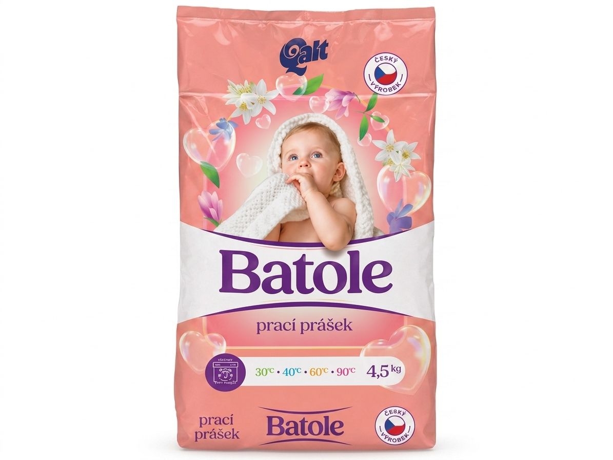 Drogerie a kosmetika - Batole prací prášek 4,5kg/75 prani