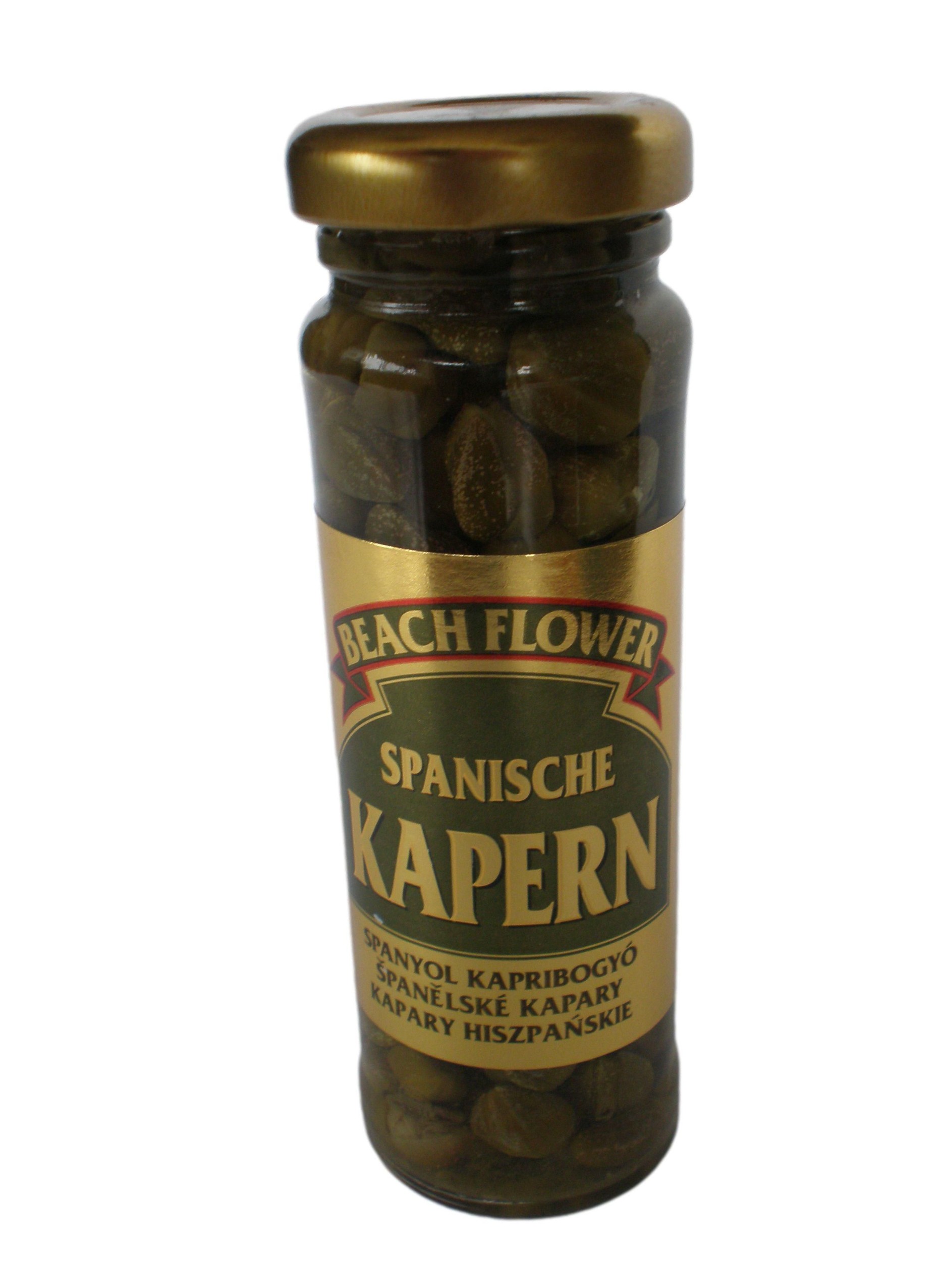 Trvanlivé potraviny - Beach Flower Kapary ve vinném octě 100g