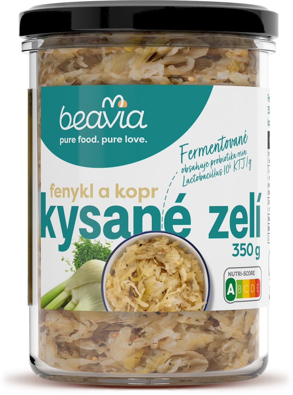 Zdravý svět - Beavia Kysané zelí fenykl a kopr 350g