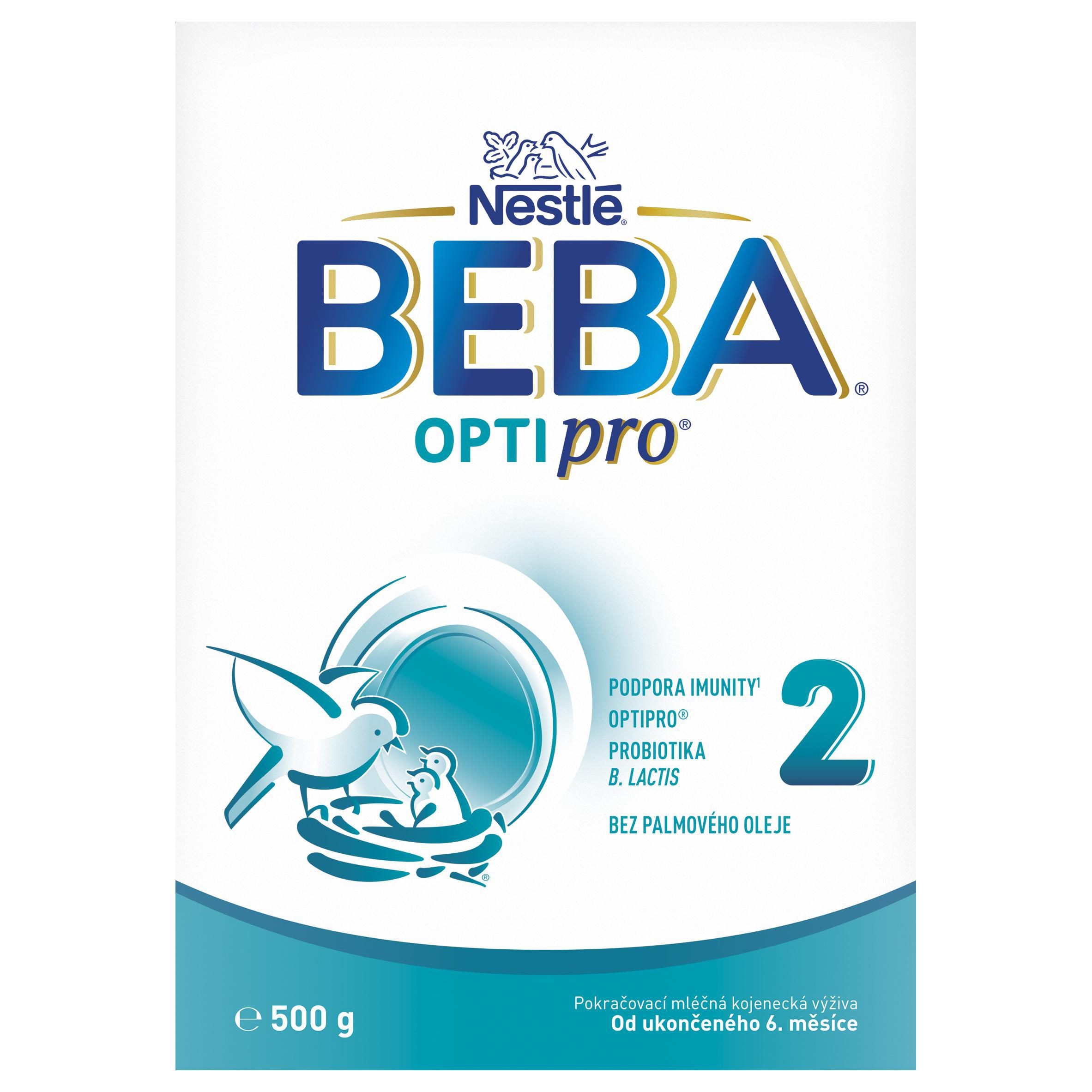 Svět dětí - BEBA OPTIPRO 2 pokračovací kojenecké mléko 500g