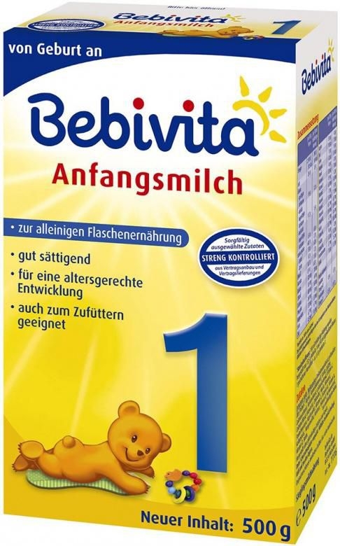 Svět dětí - Bebivita 1 Kojenecké mléko 500 g