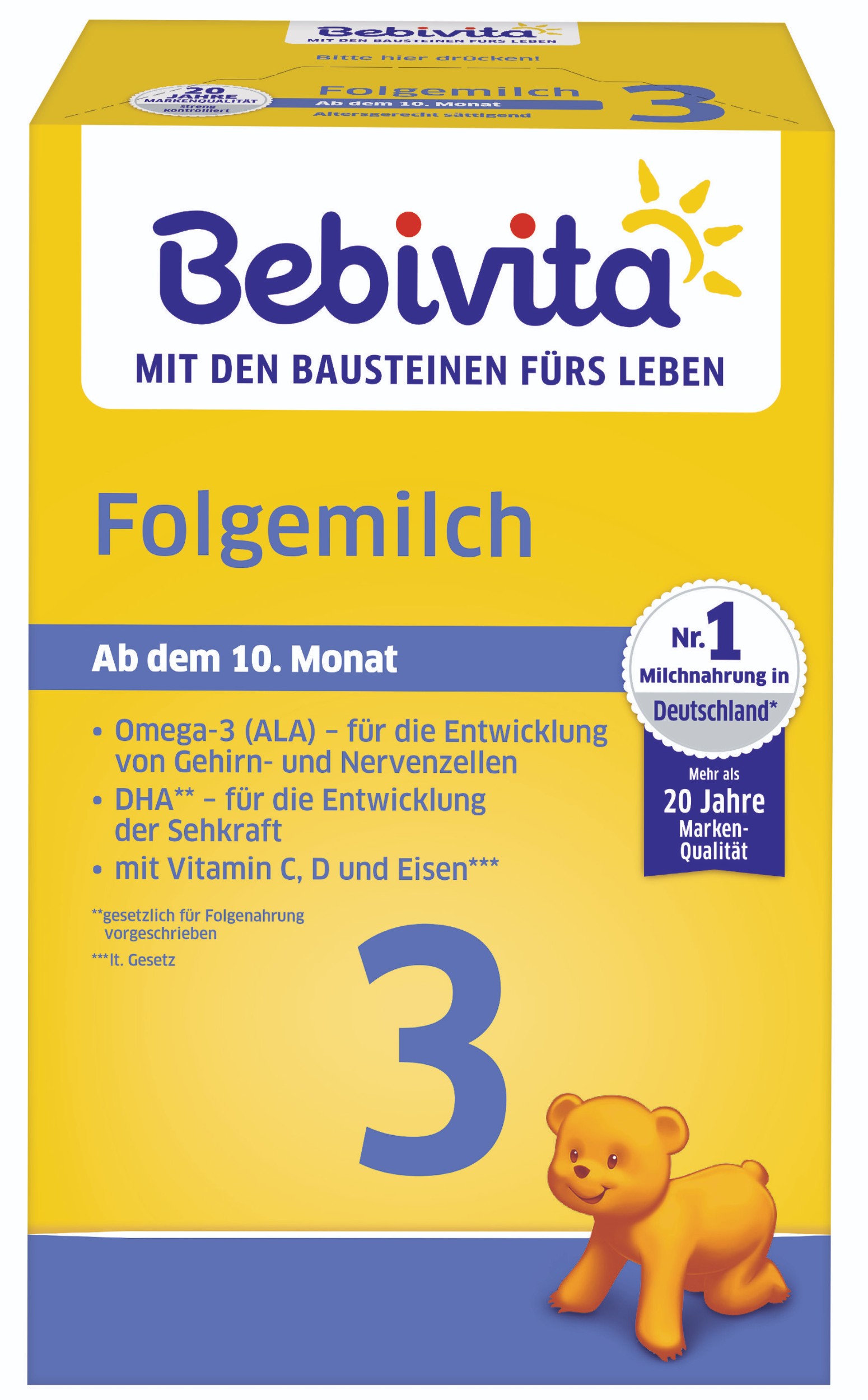 Svět dětí - Bebivita 3.pokrač. mléko 500 g