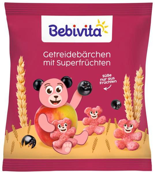 Svět dětí - Bebivita Obilní ovocní medvídci 30 g