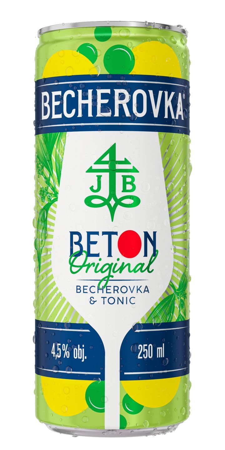 Nápoje - Becherovka BETON Original 4,5% 0,25 l