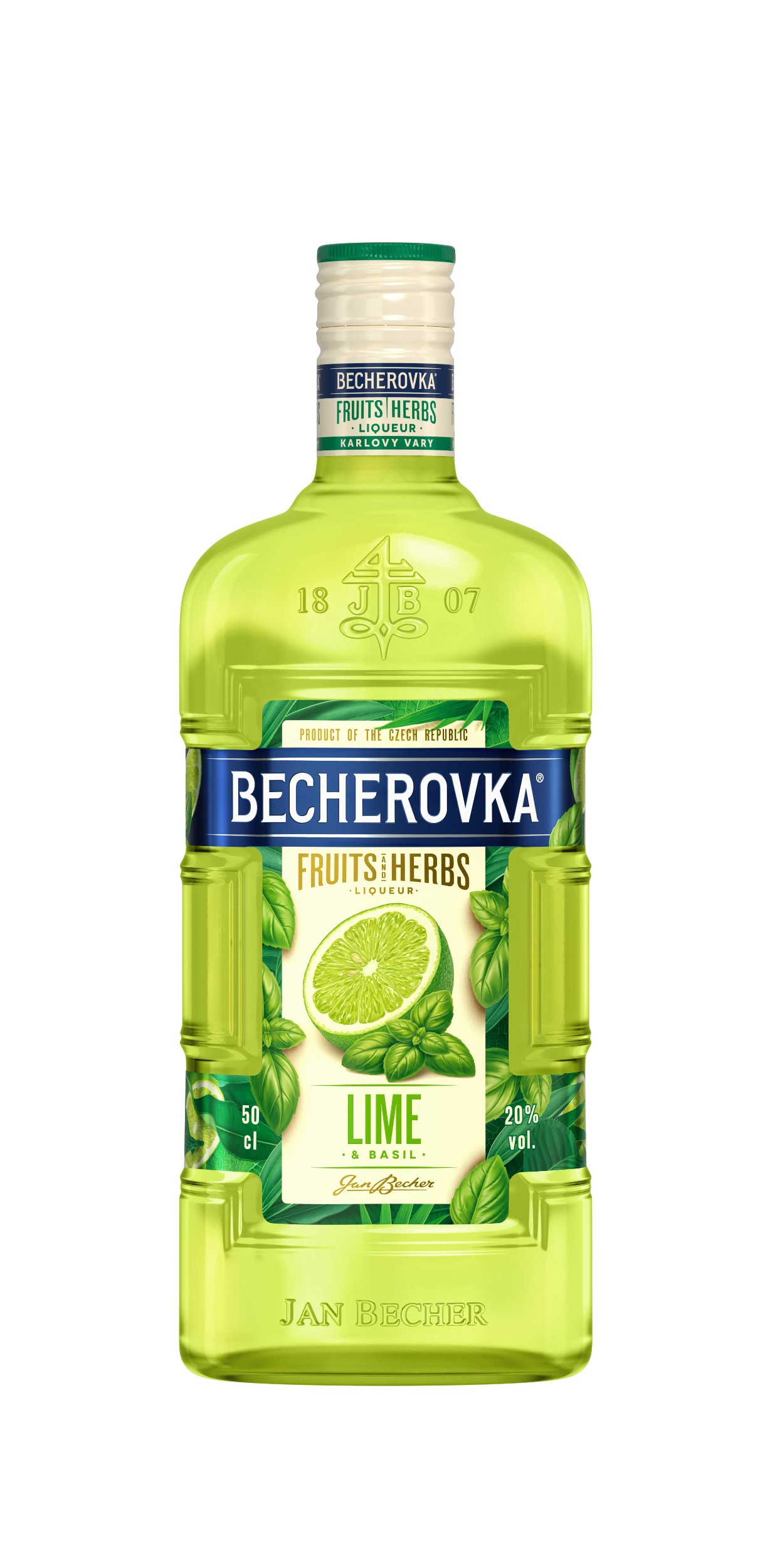 Becherovka LIME&BASIL 20% 0,5 l-0