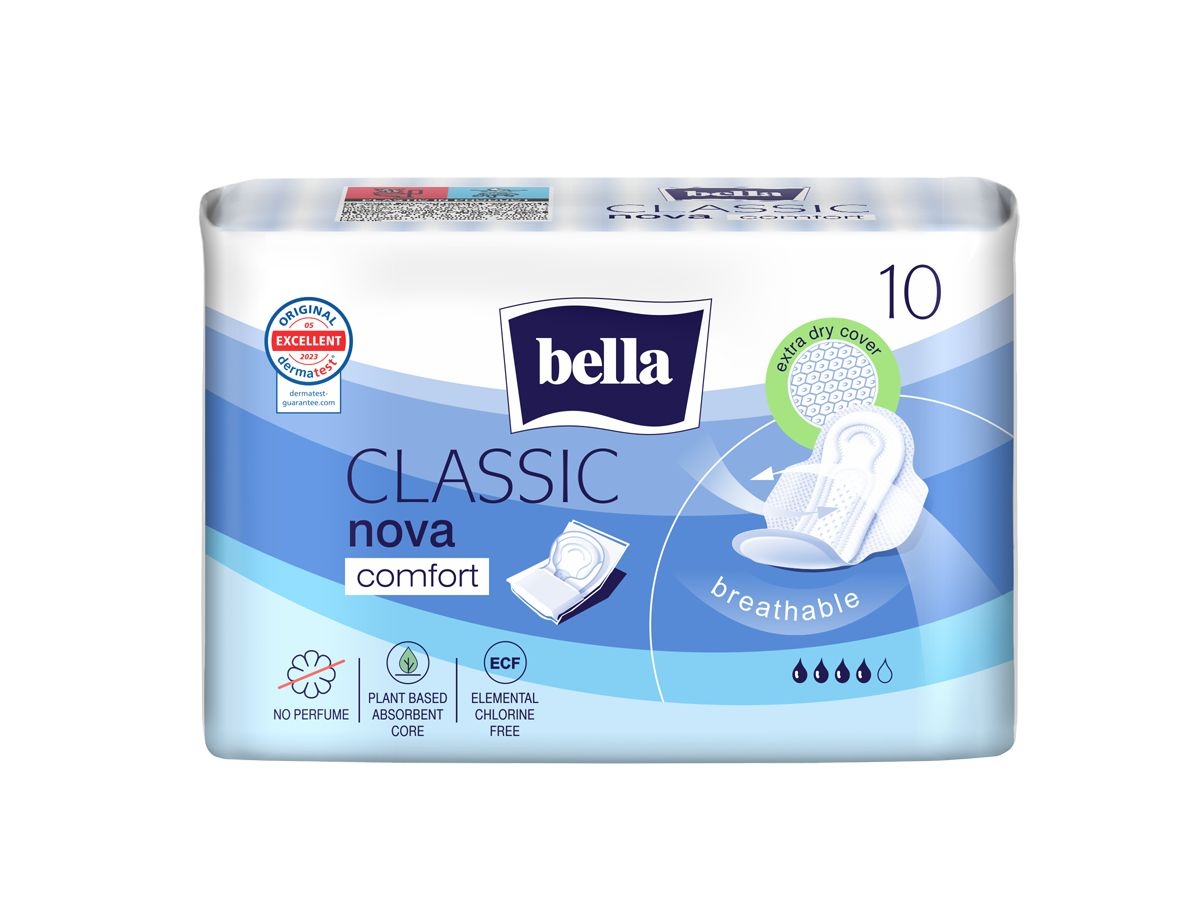 Drogerie a kosmetika - Bella Classic Nova Cofort Drai Dámské vložky 10ks