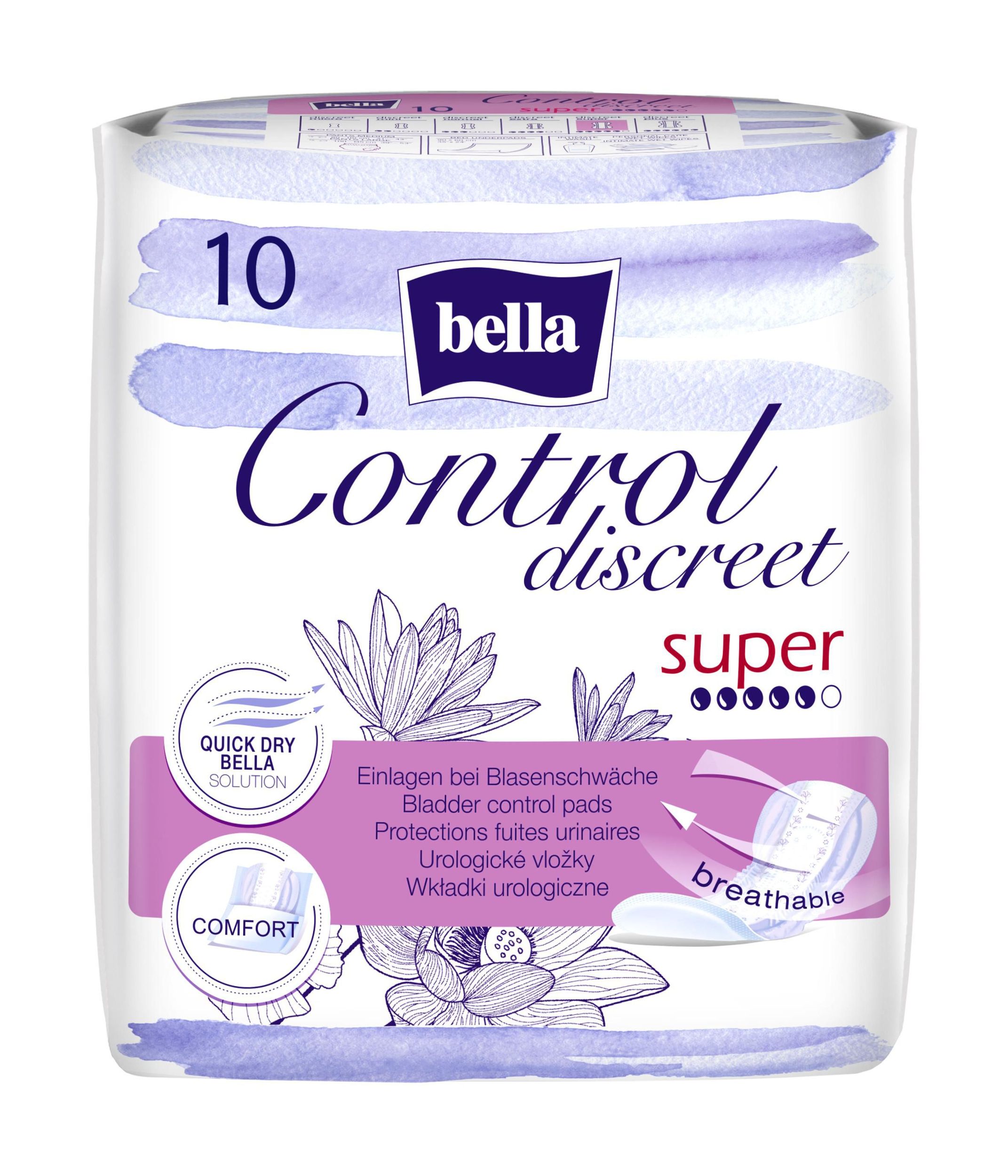 Drogerie a kosmetika - Bella Control Discreet super á 10 ks