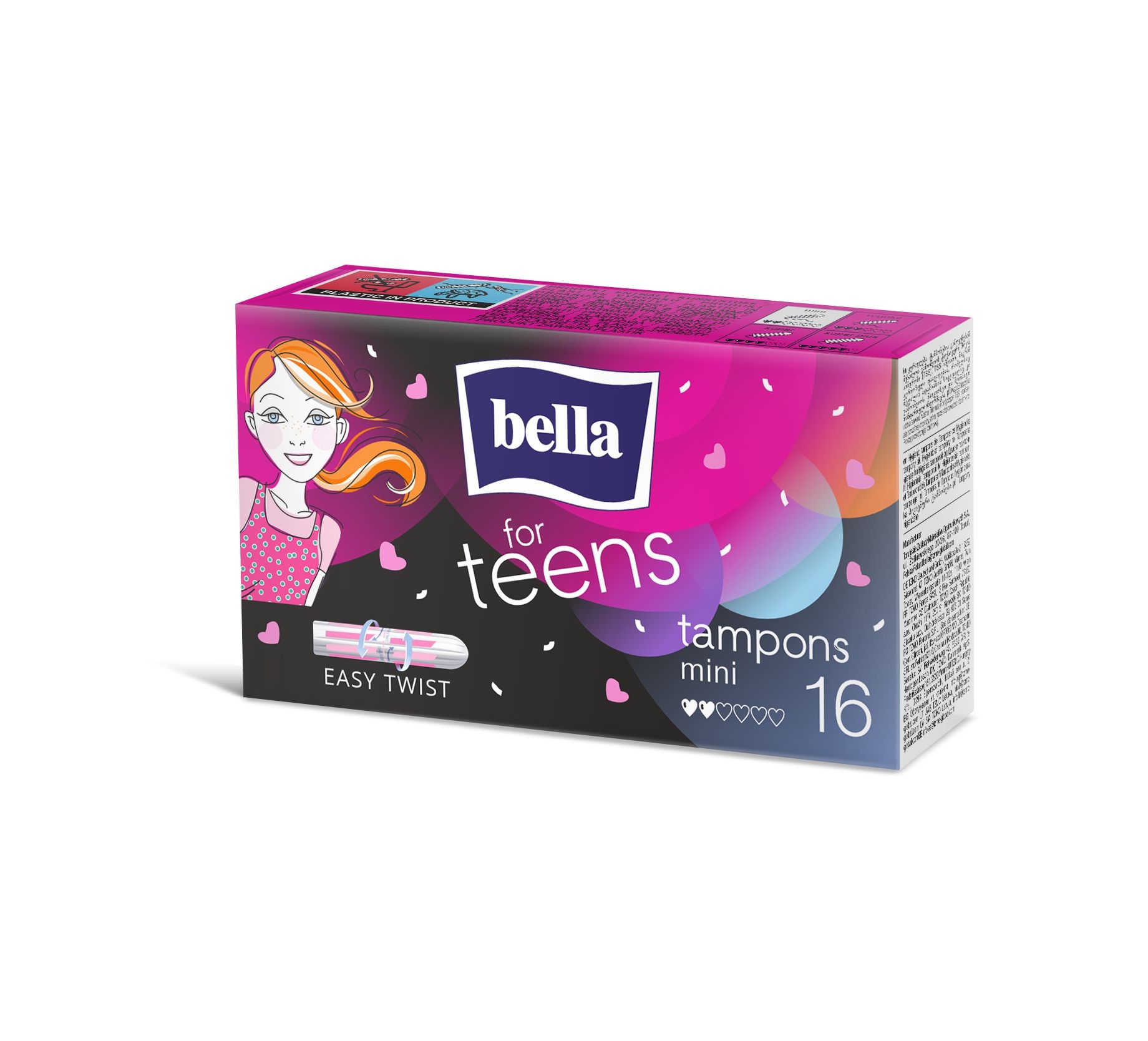 Drogerie a kosmetika - Bella for Teens hygienické tampony Mini 16 ks
