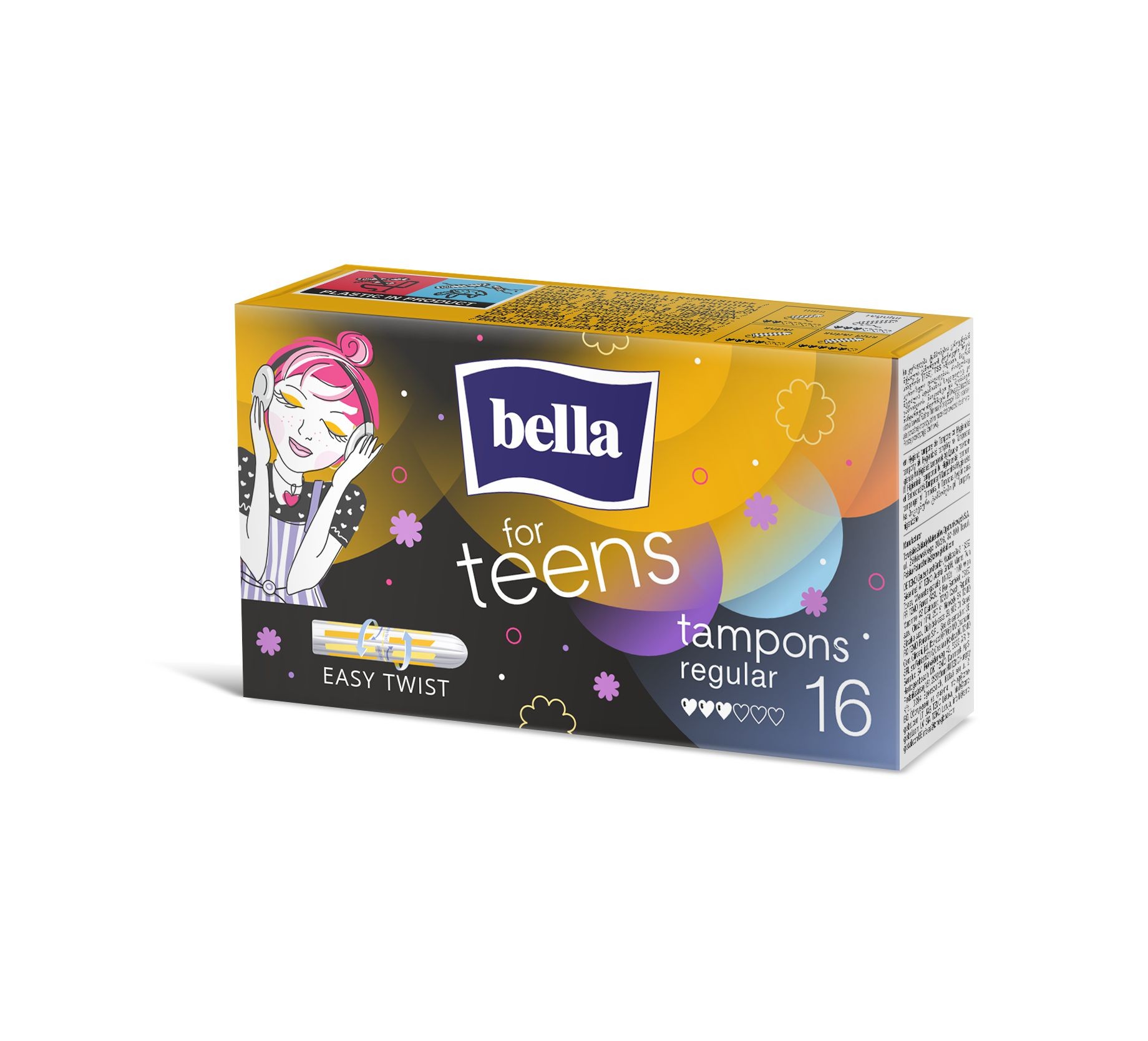 Drogerie a kosmetika - Bella for Teens hygienické tampony Regular 16 ks