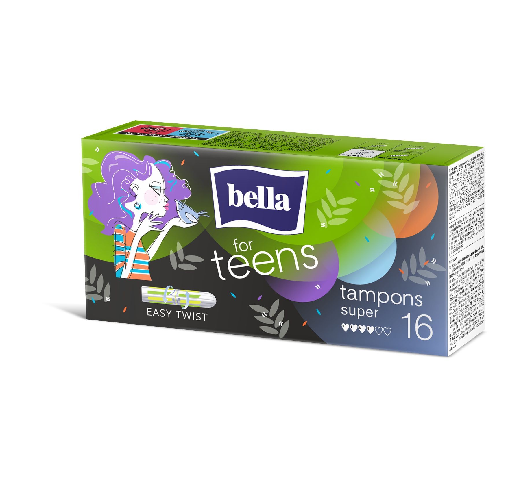 Drogerie a kosmetika - Bella for Teens hygienické tampony Super 16 ks