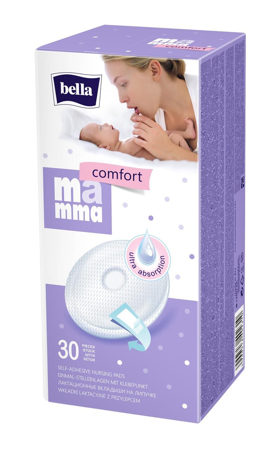Svět dětí - Bella Mamma Comfort Jednorázové samolepící prsní vložky 30ks