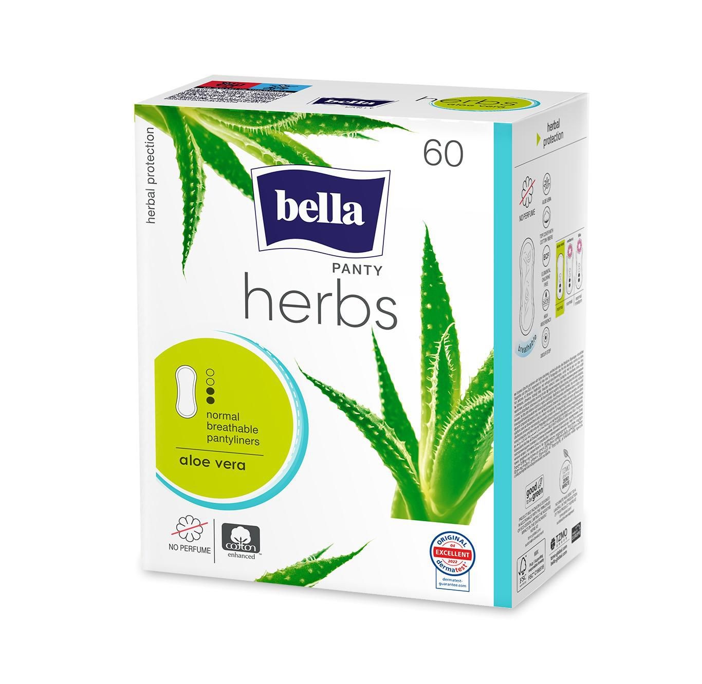 Drogerie a kosmetika - Bella Panty Herbs Aloe Vera 60 ks