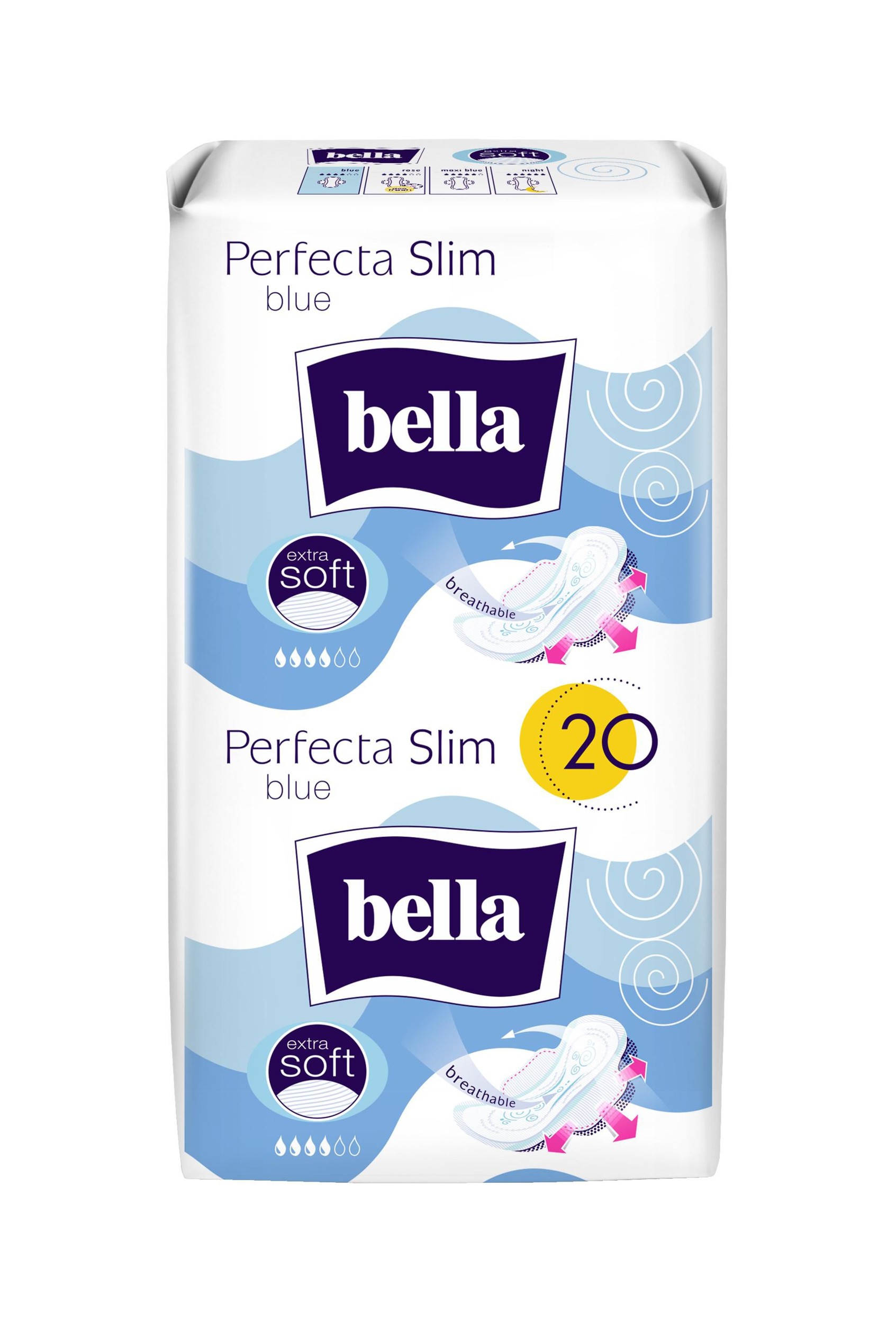 Drogerie a kosmetika - Bella Perfecta ultra blue hygienické vložky 10+10 ks