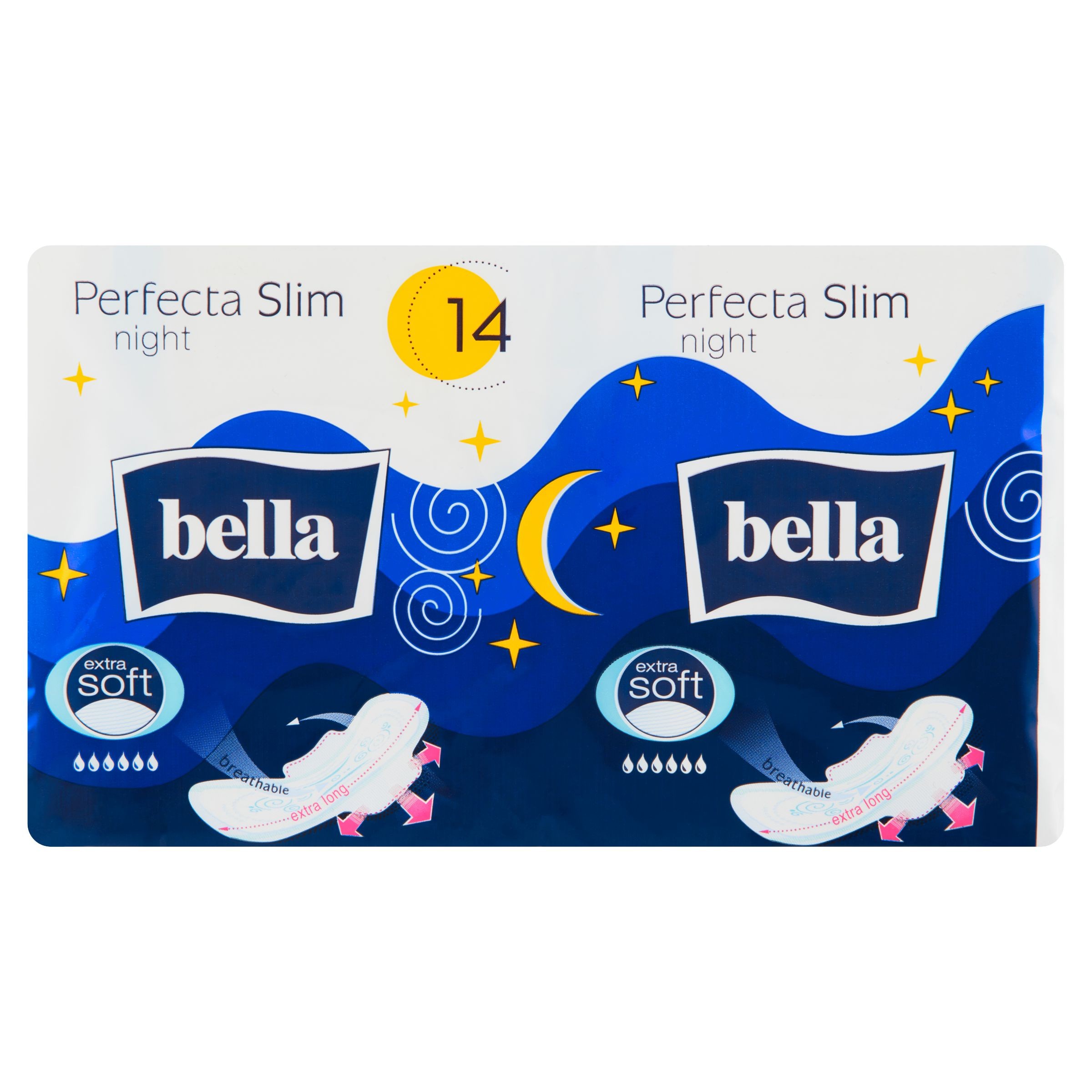 Drogerie a kosmetika - Bella Perfecta Ultra Night hygienické vložky 14 ks