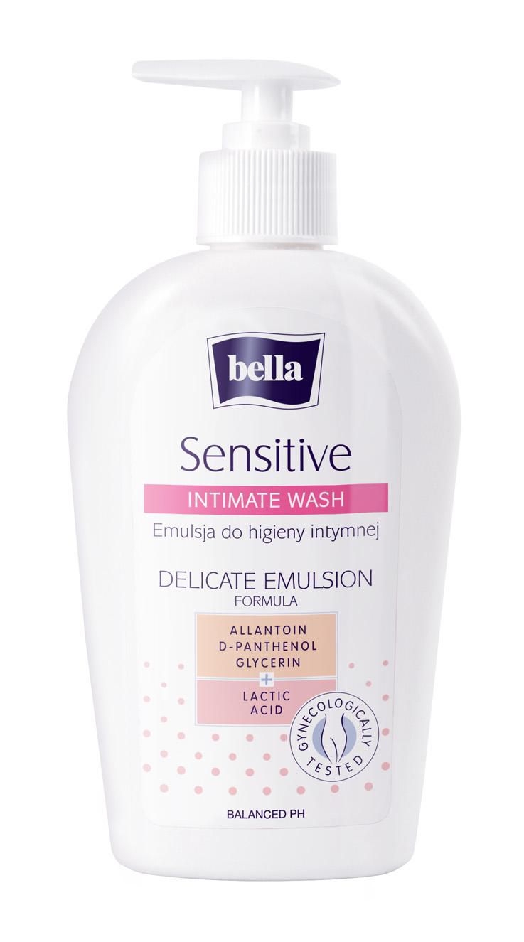 Drogerie a kosmetika - Bella Sensitive Intimní mycí emulze 300 ml