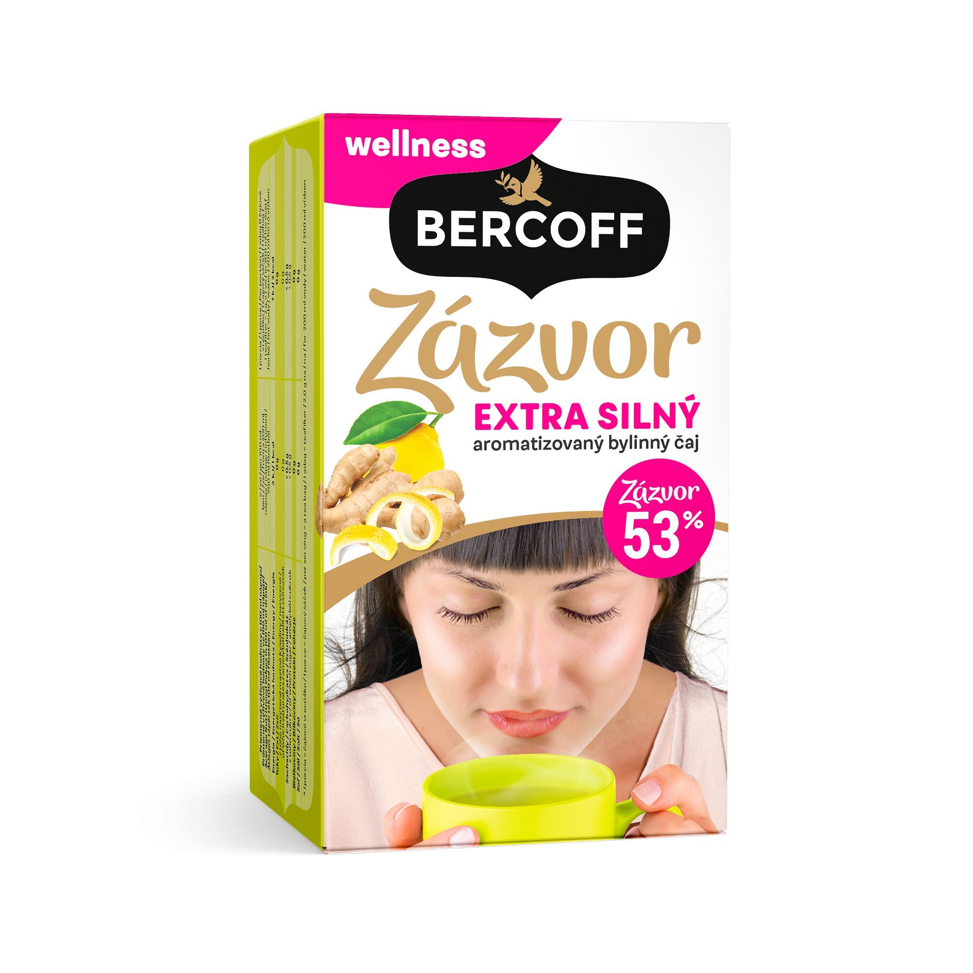 Nápoje - Bercoff Bylinný čaj Zázvor extra silný 40g
