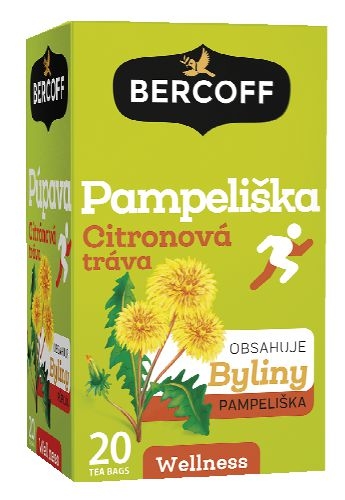 Nápoje - Bercoff Čaj pampeliška-citronová tráva 30g