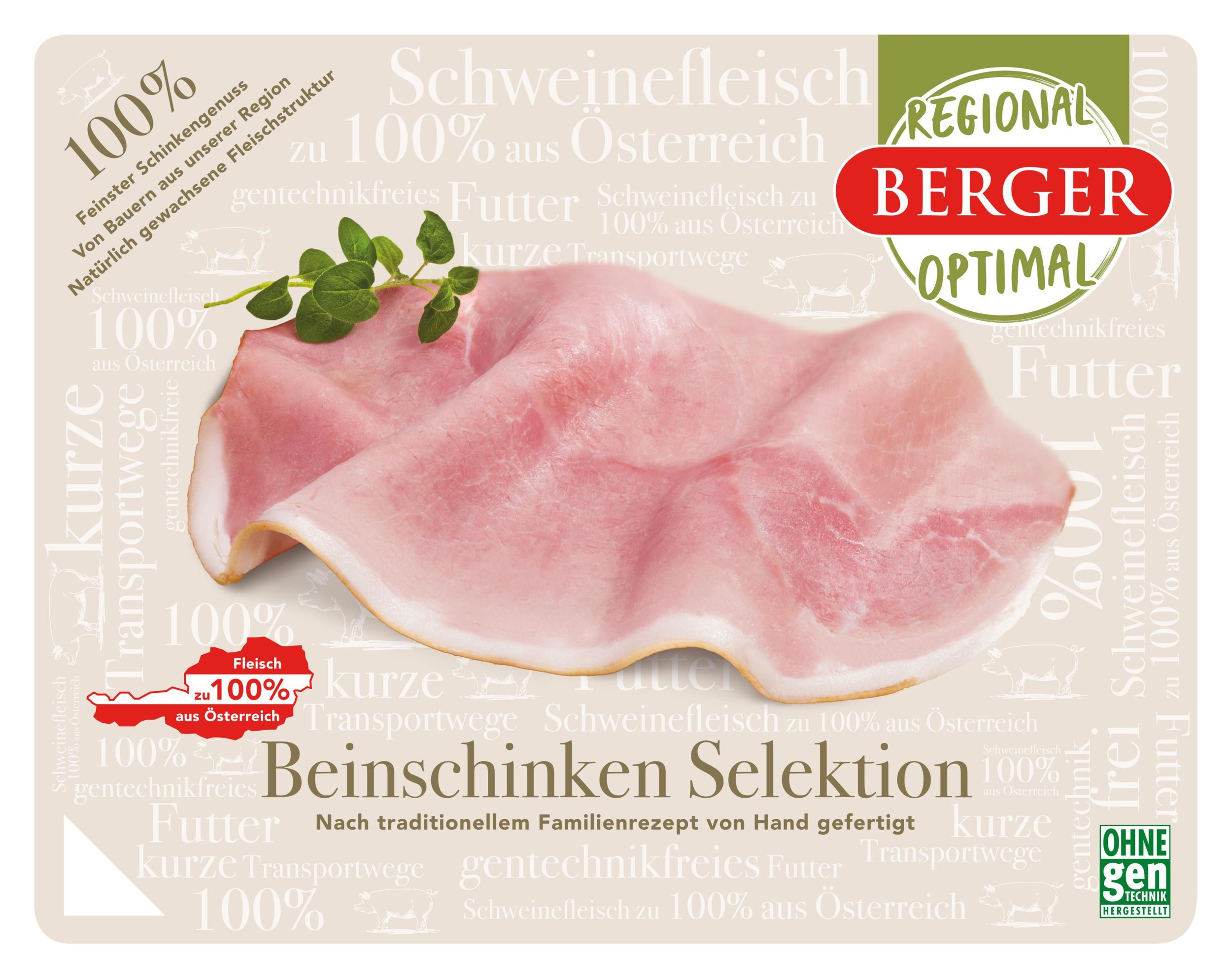 Berger Tradiční vepřová šunka výběrová 130 g