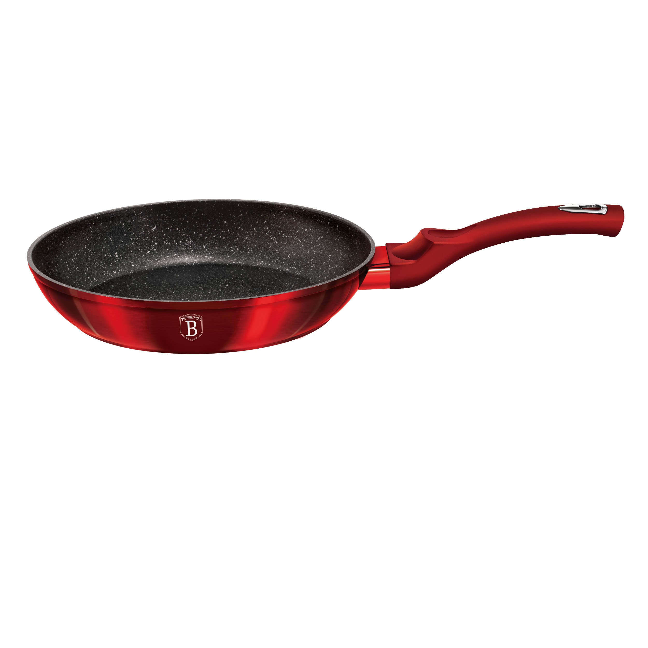 Domácnost a Zahrada - Berlinger Haus Pánev s mramorovým povrchem 20 cm Burgundy Metallic Line