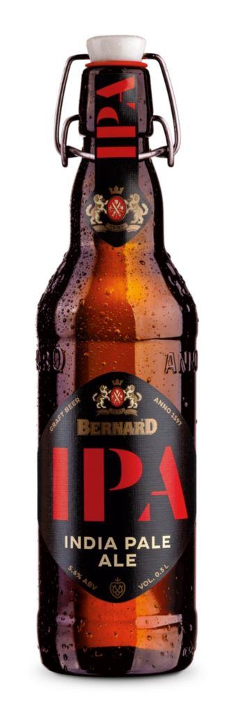 Nápoje - Bernard IPA svrchně kvašené světlé pivo 0,5 l