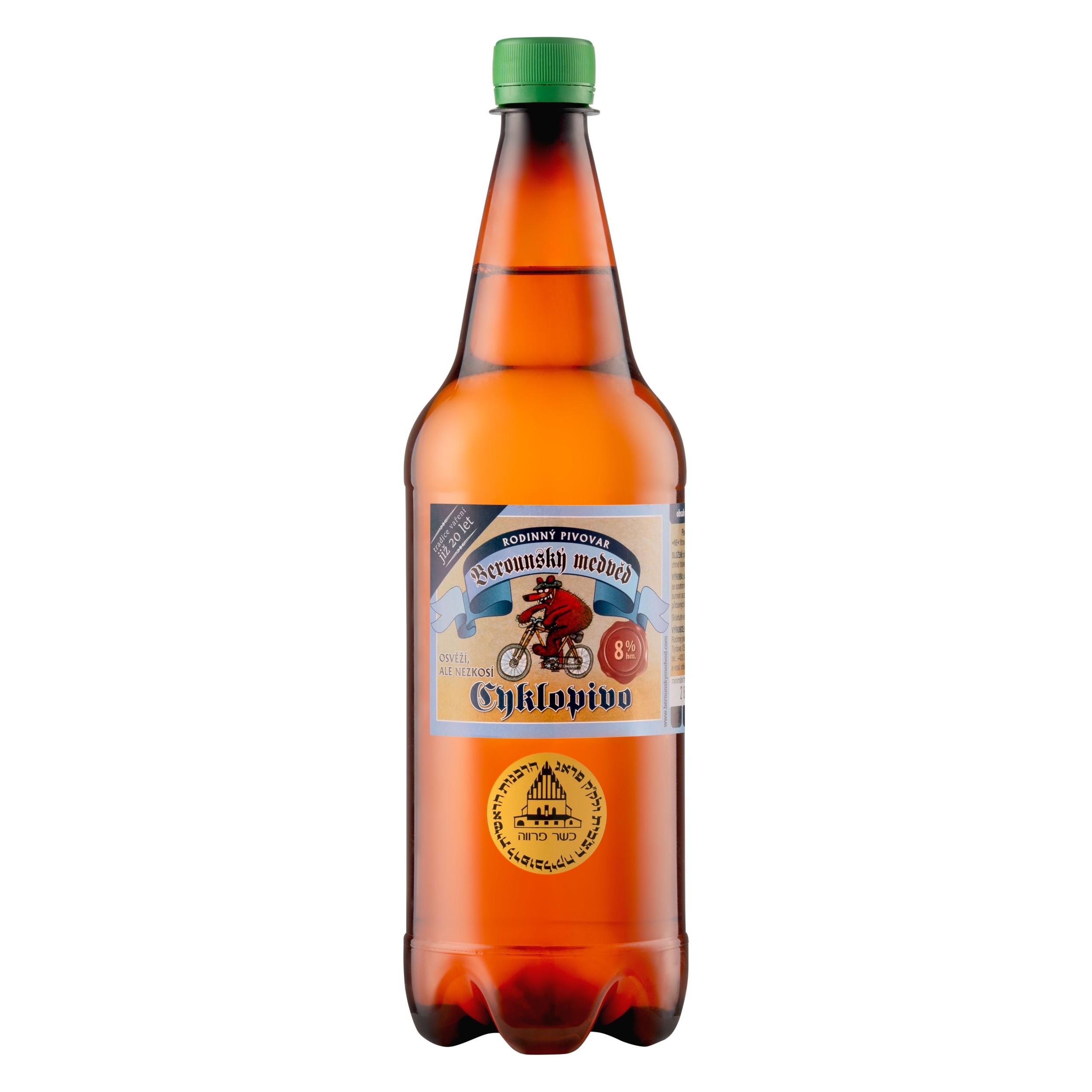 Nápoje - Berounský medvěd Cyklopivo 8° 1 l
