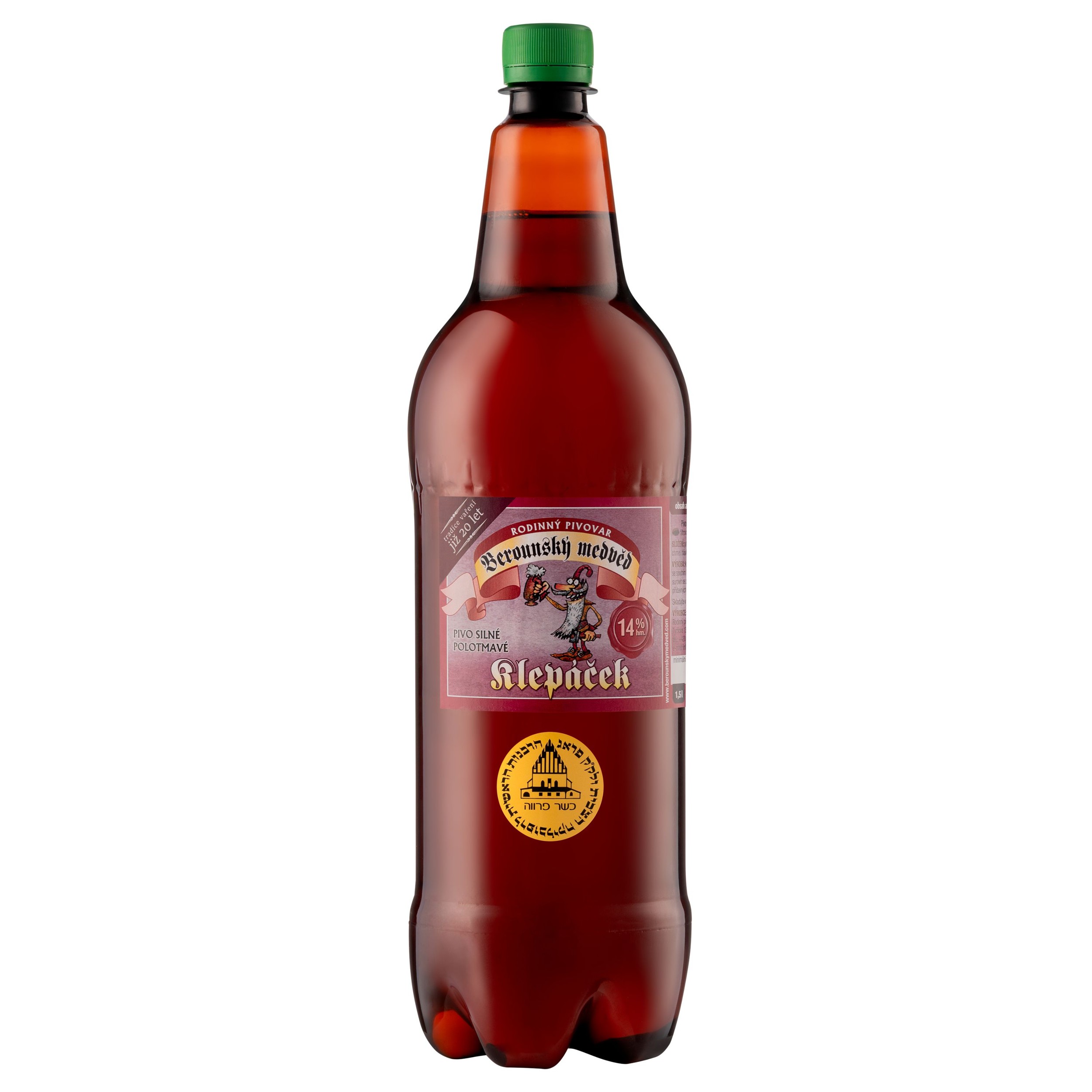 Nápoje - Berounský medvěd Klepáček 14° 1,5l