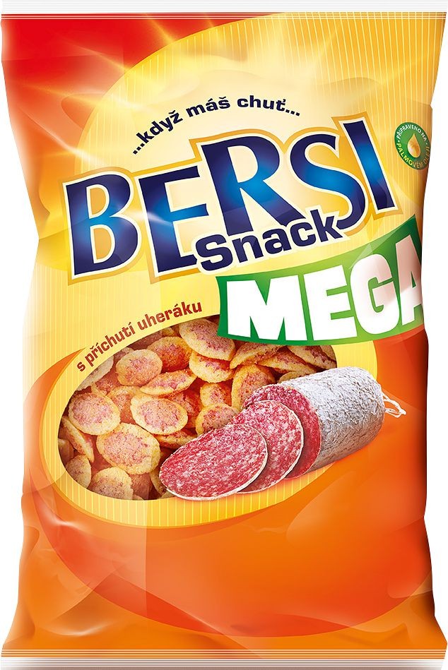 Trvanlivé potraviny - Bersi Snack s příchutí uheráku MEGA 180 g
