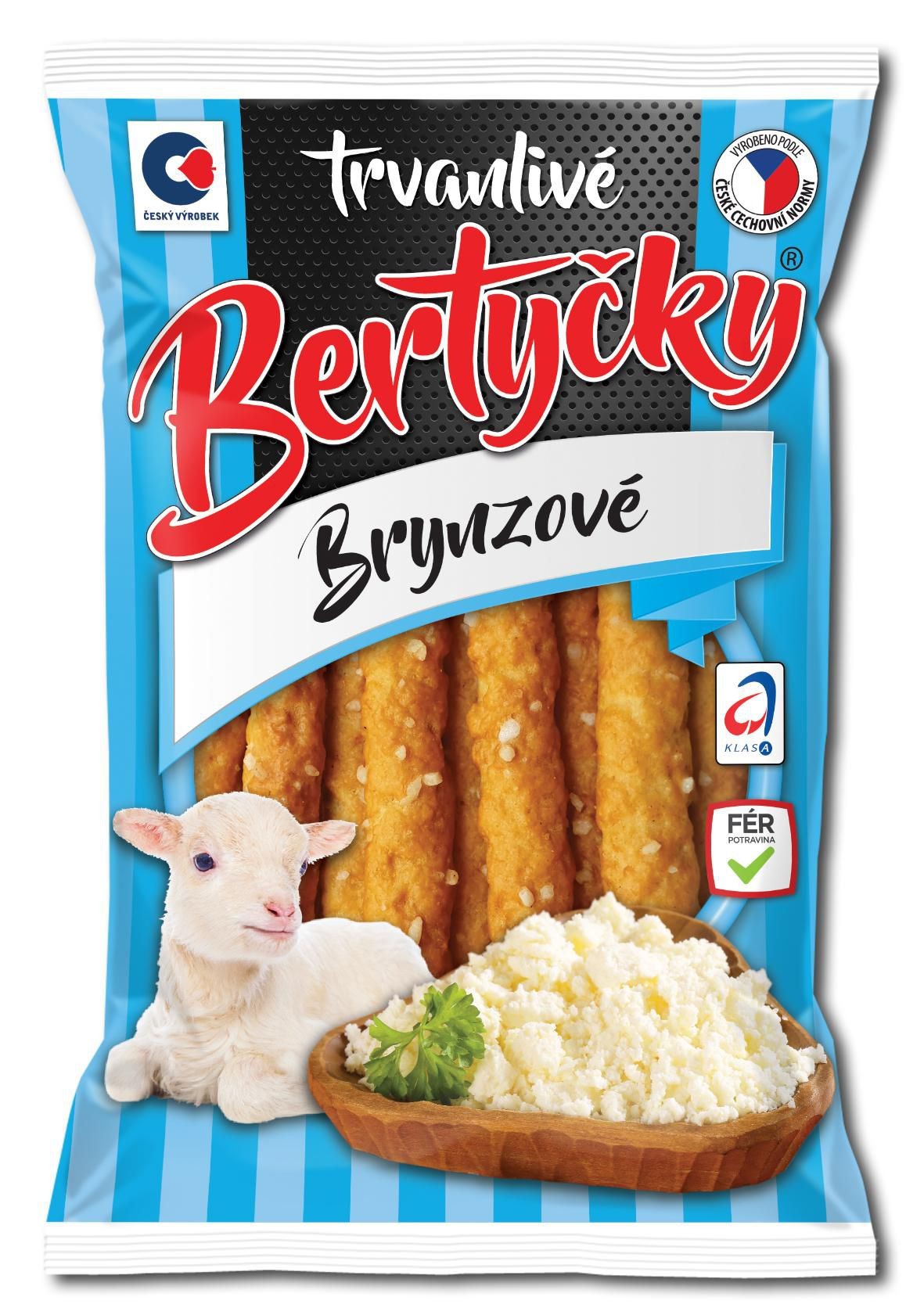 Trvanlivé potraviny - Bertyčky bryndzové 90g