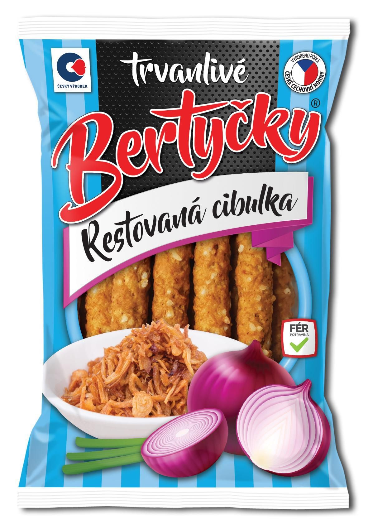 Trvanlivé potraviny - Bertyčky restovaná cibulka 90g