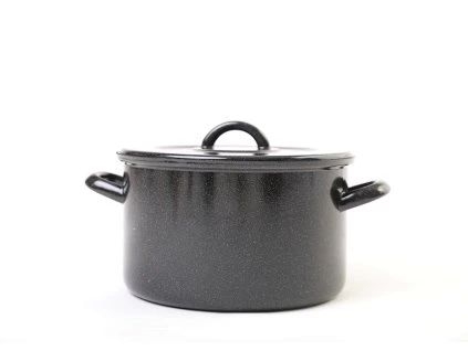 Domácnost a Zahrada - BERYL Hrnec s poklicí 20 cm 3,6 L černý