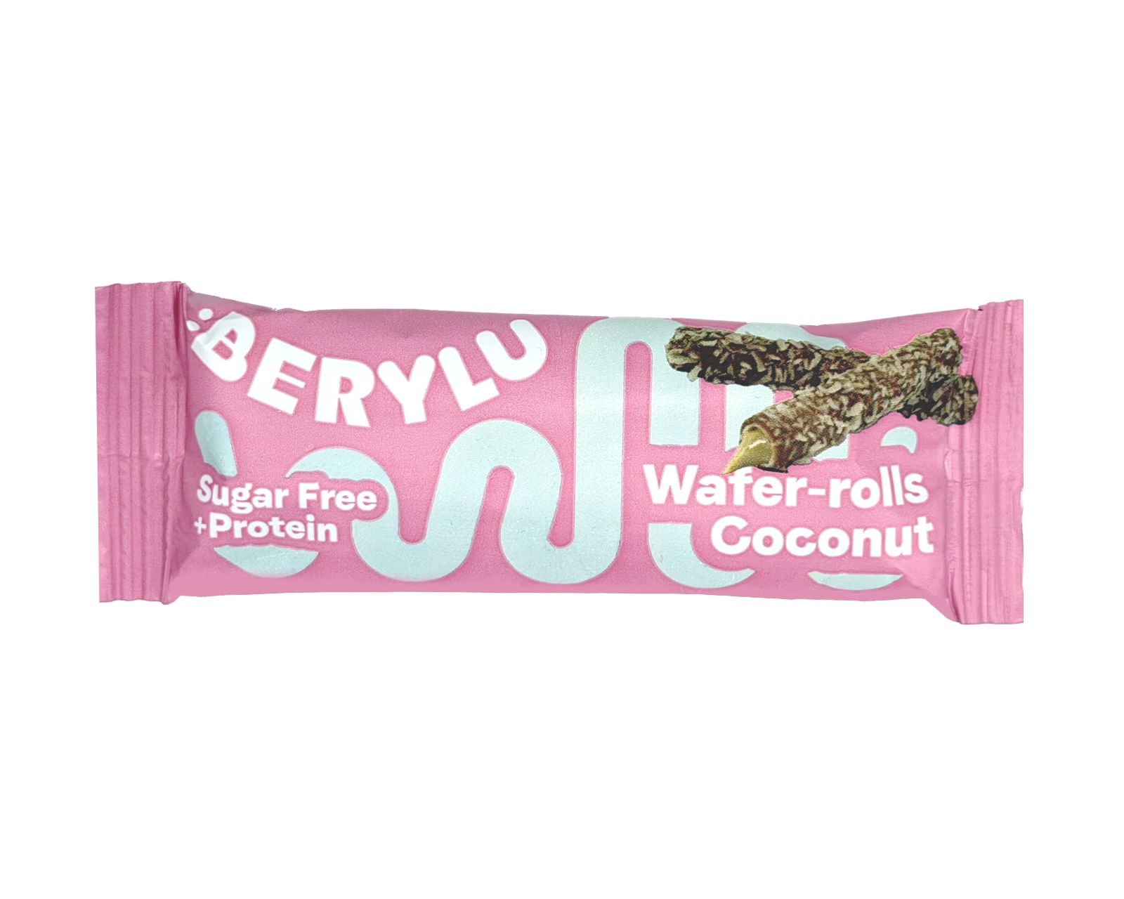 Zdravý svět - BERYLU Proteinové trubičky Kokos bez přidaného cukru 25 g