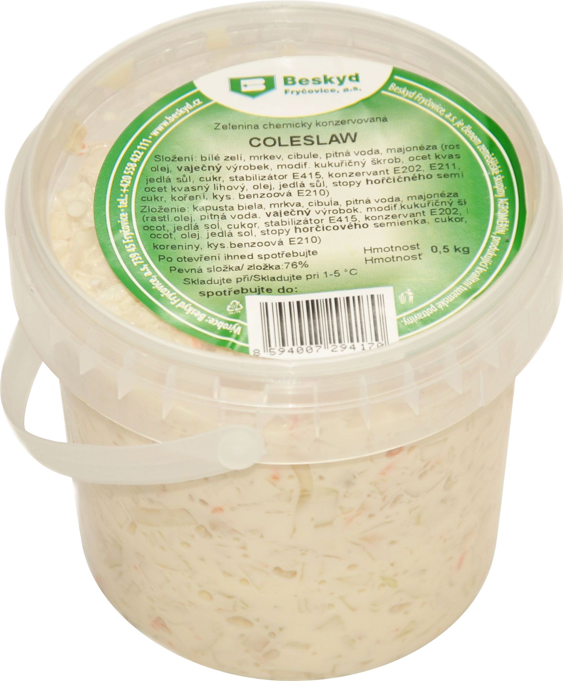 Ovoce a zelenina - Beskyd Fryčovice Longfit Coleslaw 500g